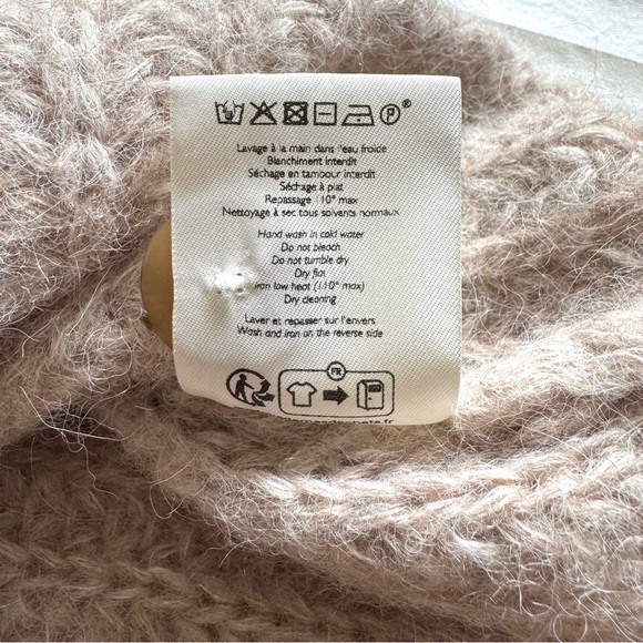 Sezane Basile Cardigan Medium Light Beige - Picture 9 of 11